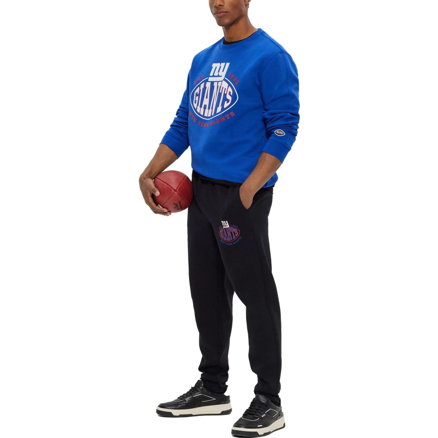 HUGO BOSS NFL Collaboration Logo Print Crewneck Sweatshirt Navy - 50504600-428 圖 3