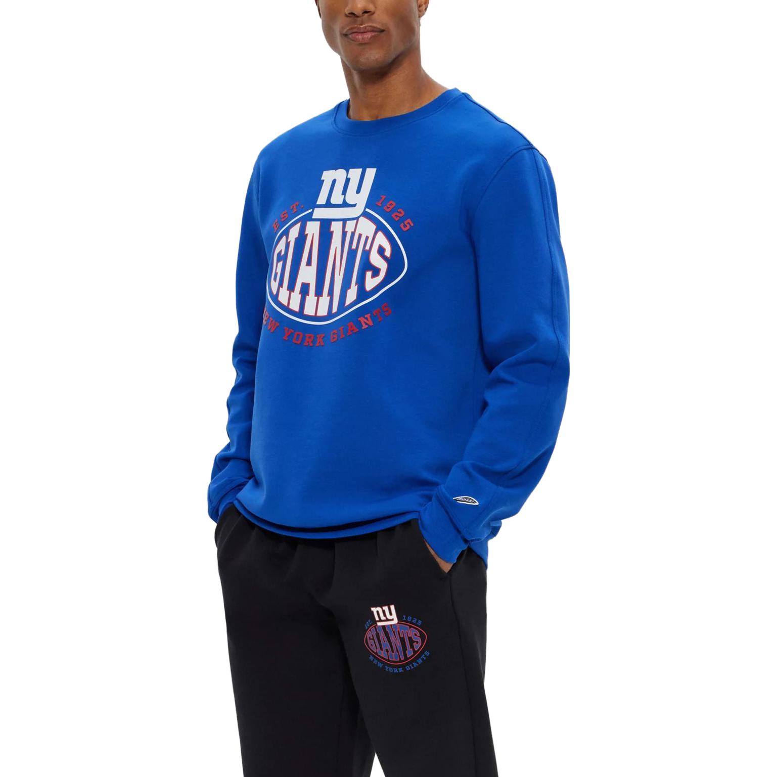 HUGO BOSS NFL Collaboration Logo Print Crewneck Sweatshirt Navy - 50504600-428 圖 4