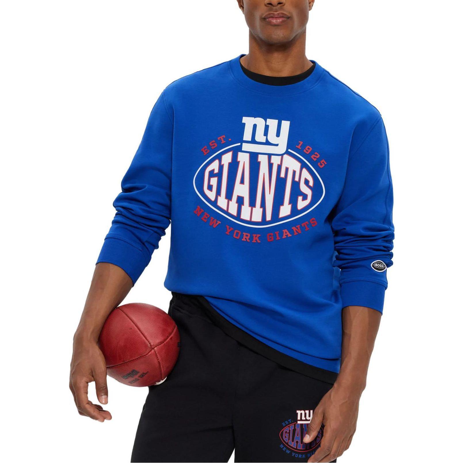 HUGO BOSS NFL Collaboration Logo Print Crewneck Sweatshirt Navy - 50504600-428 圖 5
