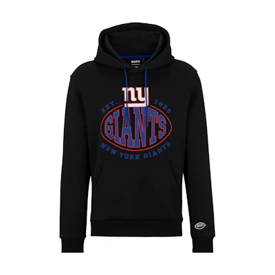 HUGO BOSS NFL Cotton-Blend Hoodie Black Collaborative Branding 50504598-002