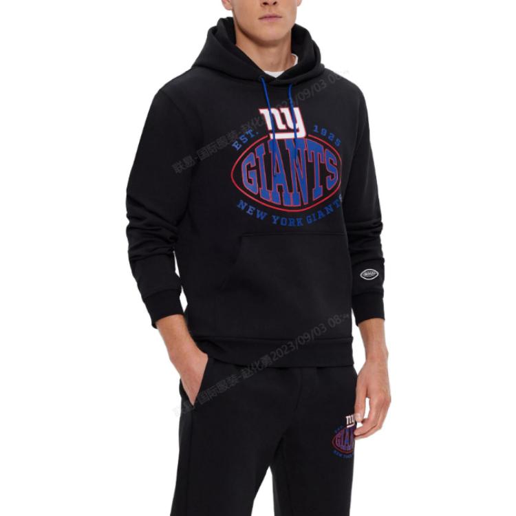 HUGO BOSS NFL Cotton-Blend Hoodie Black Collaborative Branding 50504598-002 圖 3