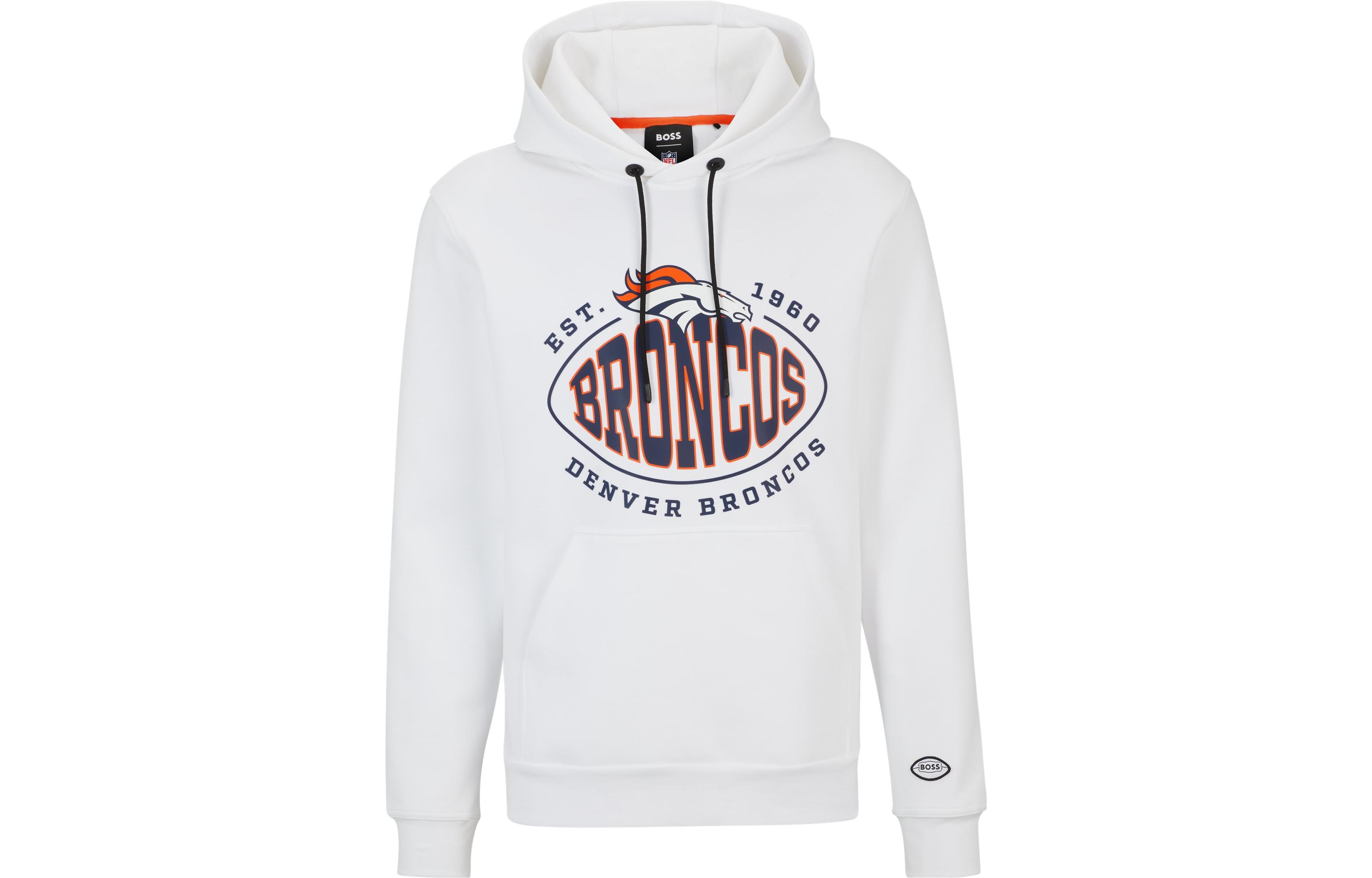 HUGO BOSS NFL Letter Print Hoodie White () 50504598-113