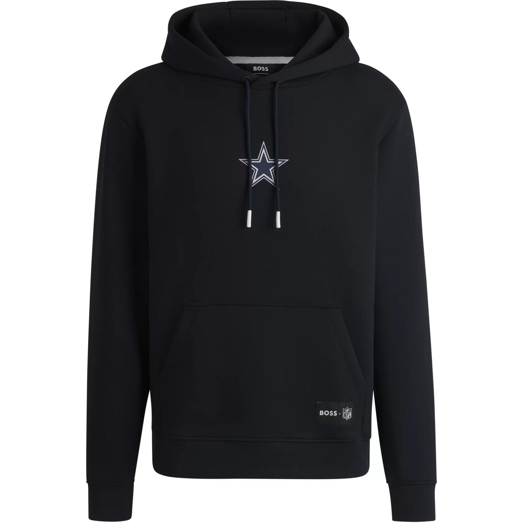 HUGO BOSS NFL Limited Edition Star Print Hoodie Men’s Gray-Blue 50534560-404