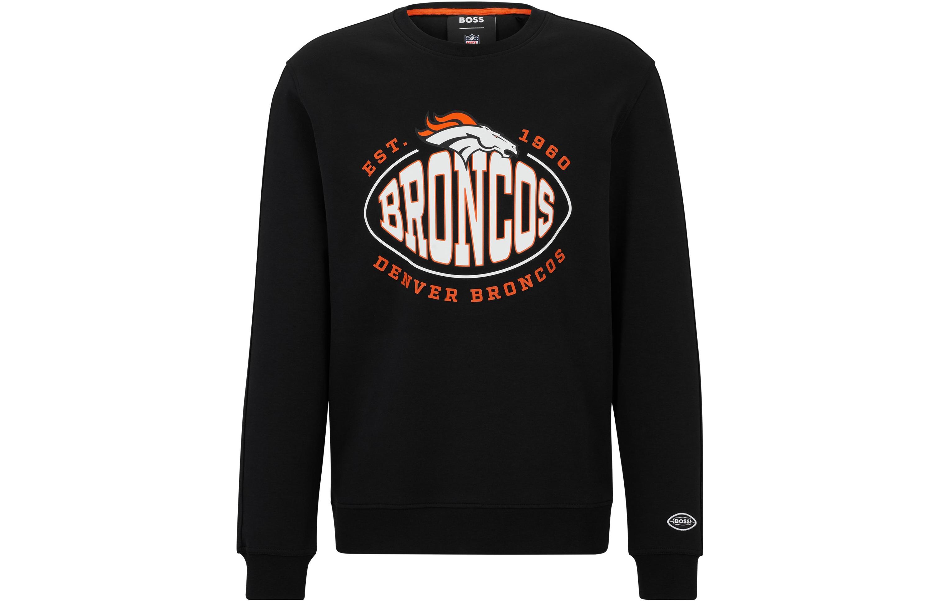 HUGO BOSS NFL Logo Print Sweatshirt Black 50504600-012