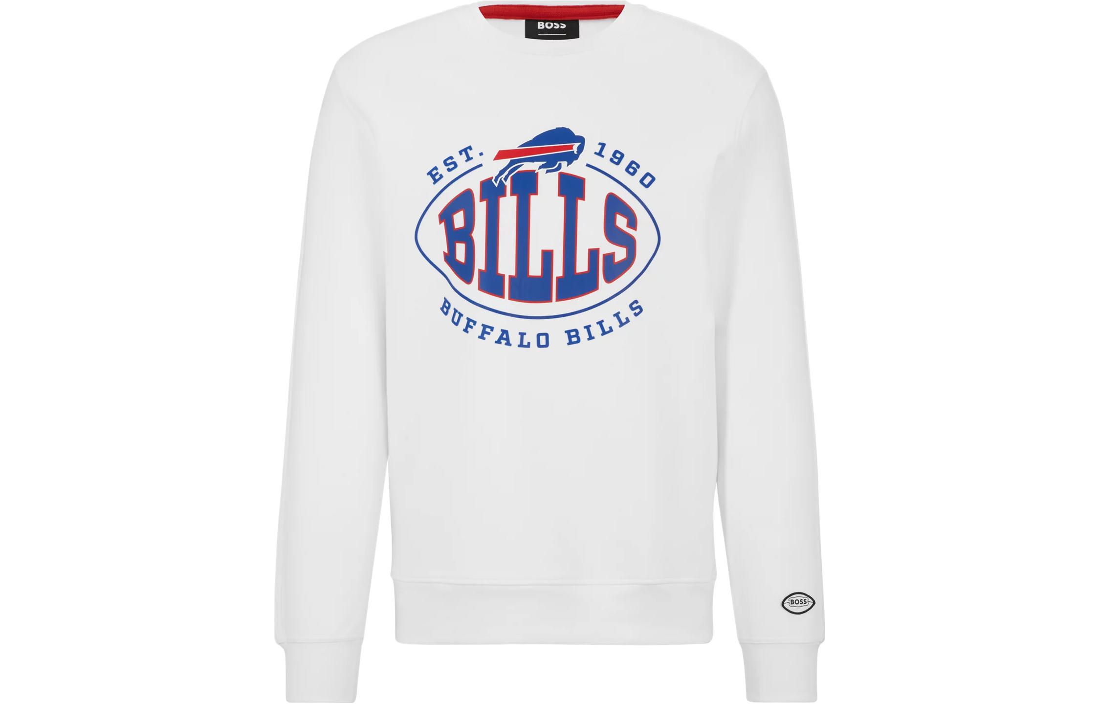 HUGO BOSS NFL Logo Print Sweatshirt White 50504600-110