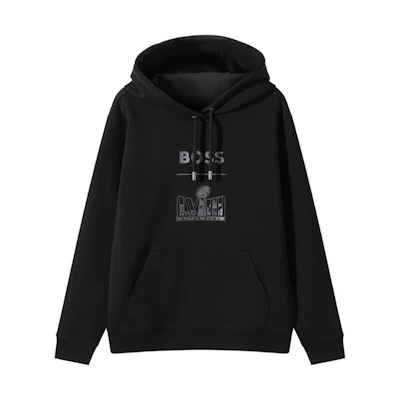 HUGO BOSS NFL Frida Kahlo Unisex SS24 Logo Hoodie Black 50514627-022