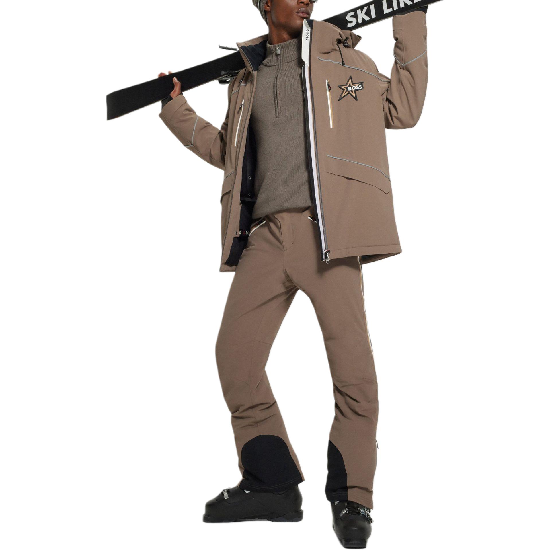 Lookbook HUGO BOSS x PERFECT MOMENT Brown  Loose-Fit Padded Ski Trousers. 50512658-294