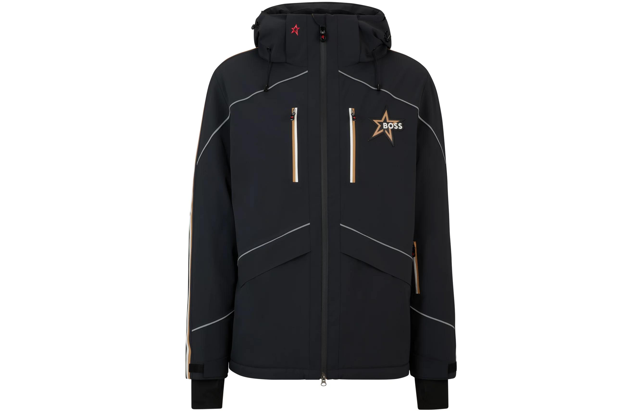 HUGO BOSS Perfect Moment Hooded Down Ski Jacket Black 50512646-001