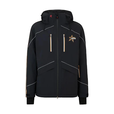 HUGO BOSS Perfect Moment Hooded Down Ski Jacket Black 50512646-001