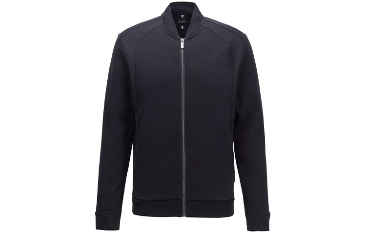 HUGO BOSS Porsche Black Logo Zip Jacket Collaboration 50423715-001