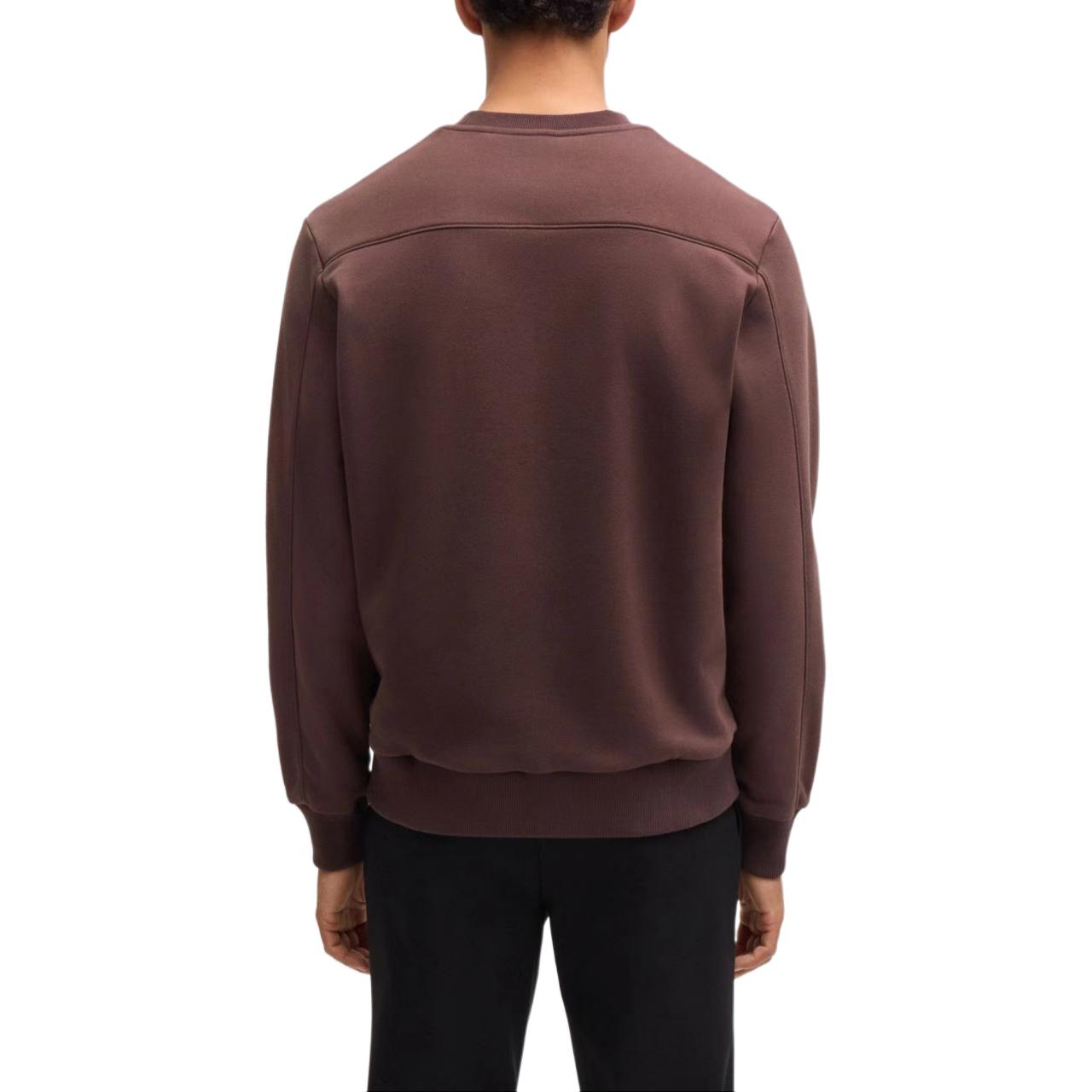 HUGO BOSS Porsche FW24 Logo Crewneck Long Sleeve Sweatshirt Men Red Brown 50518625-642 圖 5