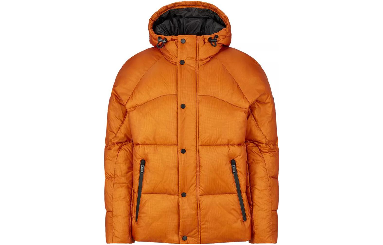 HUGO BOSS Porsche Solid Badge Hooded Jacket Light Orange 50476119-890