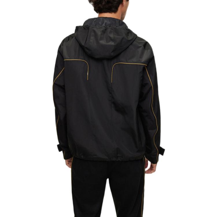 Purchase HUGO BOSS x Porsche SS23  Waterproof Hooded Jacket Black 50476126-001