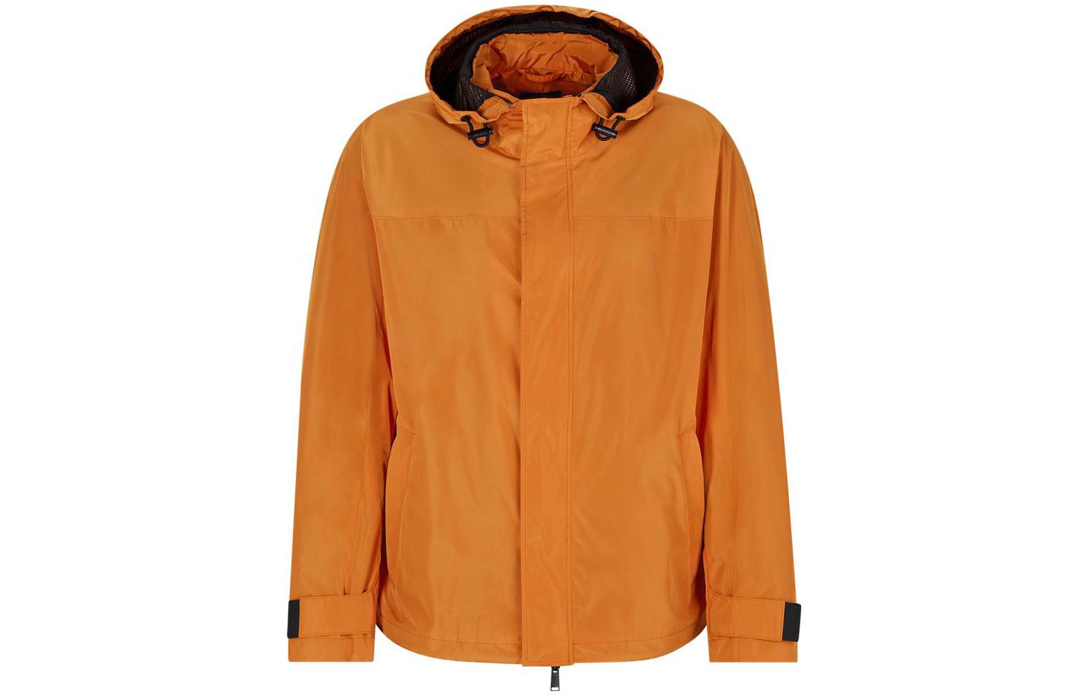 HUGO BOSS Porsche SS23 Waterproof Hooded Jacket Light Orange 50476126-890