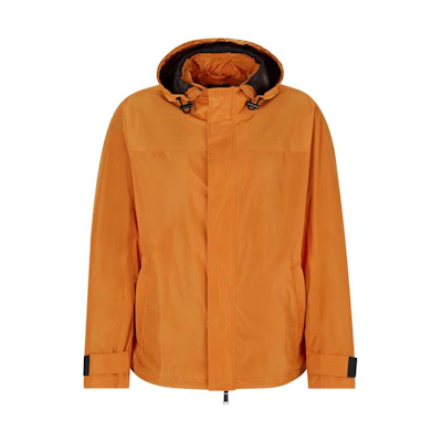 HUGO BOSS Porsche SS23 Waterproof Hooded Jacket Light Orange 50476126-890