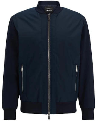 Jaket Bomber Pria HUGO BOSS x Porsche SS24 Navy Zip-Up 50508661-404 Buy Jaket Bomber Pria HUGO BOSS x Porsche SS24 Navy Zip-Up 50508661-404