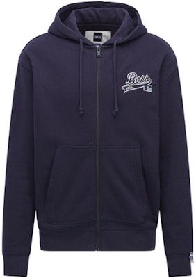 HUGO BOSS x Russell Athletic 海軍藍刺繡標誌拉鍊連帽上衣. 50463557-410 Buy HUGO BOSS x Russell Athletic 海軍藍刺繡標誌拉鍊連帽上衣. 50463557-410