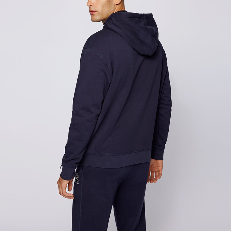 Purchase HUGO BOSS x Russell Athletic 海軍藍刺繡標誌拉鍊連帽上衣. 50463557-410
