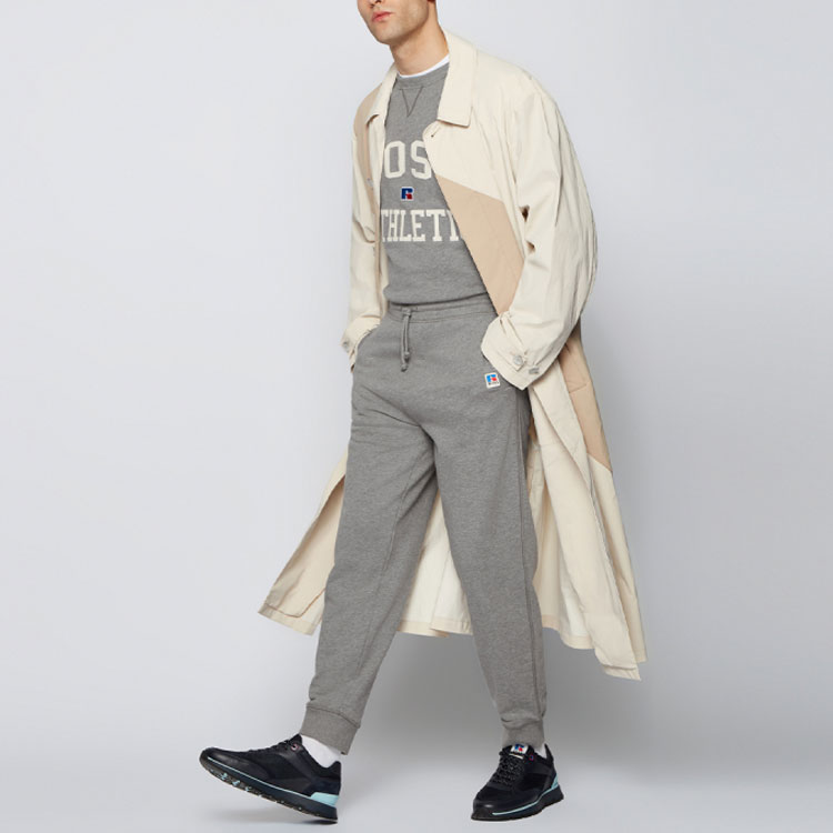HUGO BOSS RUSSELL Graphic Loose Fit Sweatshirt Grey Collaboration 50455995-034 圖 5
