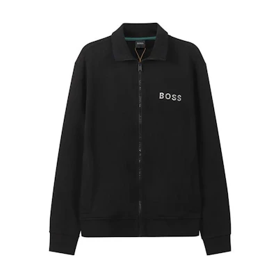 HUGO BOSS Zip Jacket with Letter Logo 50472237-001