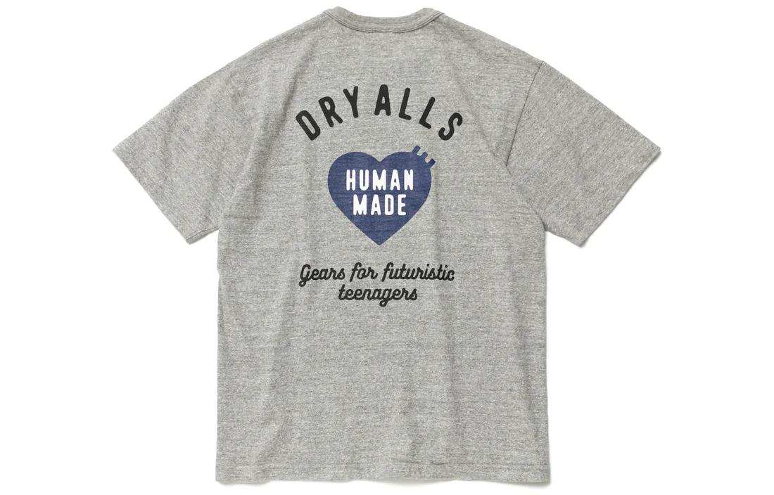 HUMAN MADE  Heart Logo Graphic Print Crew Neck Short Sleeve T-Shirt. HM23TE028 圖 4