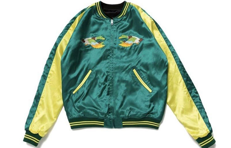 HUMAN MADE  Letter Long Sleeve Minimalist Baseball Jacket HM23JK001