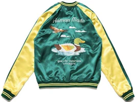 Lookbook HUMAN MADE 字母长袖极简棒球夹克 HM23JK001