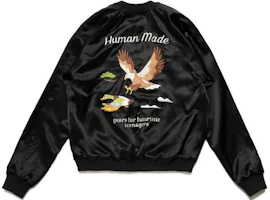 Purchase HUMAN MADE 字母长袖极简棒球夹克 HM23JK001