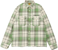 HUMAN MADE Alphabet Plaid Long Sleeve Shirt Unisex 232SM00013133 HUMAN MADE Alphabet Plaid Long Sleeve Shirt Unisex 232SM00013133