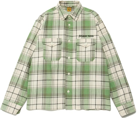 HUMAN MADE Alphabet Plaid Long Sleeve Shirt Unisex 232SM00013133 Buy HUMAN MADE Alphabet Plaid Long Sleeve Shirt Unisex 232SM00013133