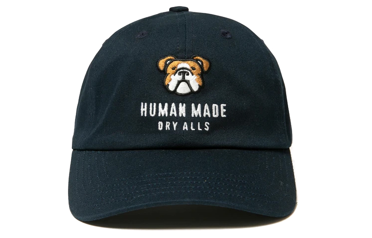 HUMAN MADE Animal Alphabet Logo Embroidered Baseball Cap Unisex HM22GD004