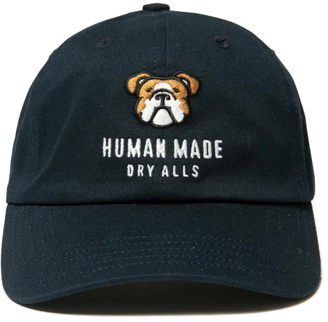 human-made-animal-alphabet-logo-embroidered-baseball-cap-unisex-hm-22-gd-004