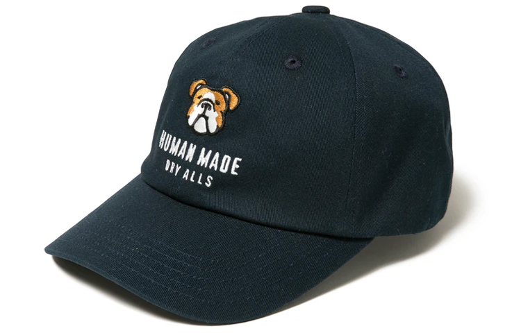 Details for Topi Baseball Unisex HUMAN MADE Logo Sulaman Huruf Haiwan HM22GD004