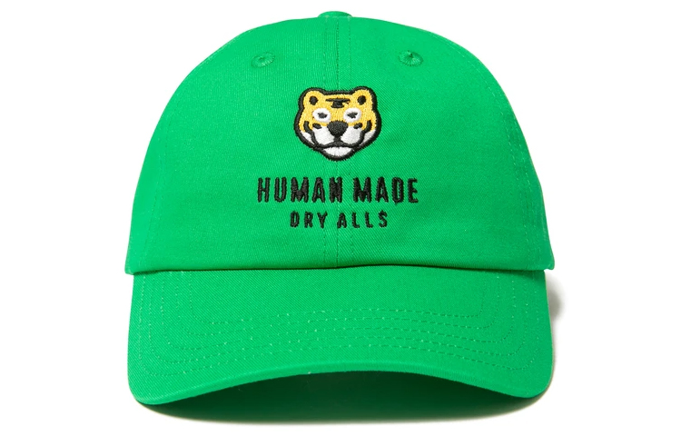Cheap Topi Baseball Unisex HUMAN MADE Logo Sulaman Huruf Haiwan HM22GD004