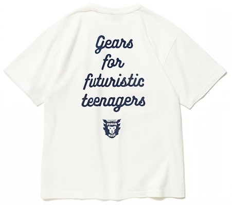 HUMAN MADE 猿人頭圖案標語背印白色T恤 膠囊系列 HM23CS033 Buy HUMAN MADE 猿人頭圖案標語背印白色T恤 膠囊系列 HM23CS033