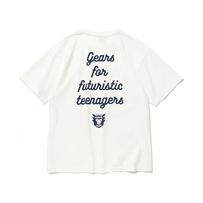 HUMAN MADE Ape Head Graphic Slogan Back Print White T-Shirt Capsule Series HM23CS033