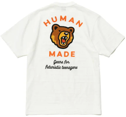HUMAN MADE Bear Logo Print Crewneck Short Sleeve T-Shirt HM25CS040 Order HUMAN MADE Bear Logo Print Crewneck Short Sleeve T-Shirt HM25CS040