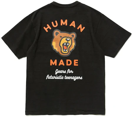 HUMAN MADE Bear Logo Print Crewneck Short Sleeve T-Shirt HM25CS040 Shop HUMAN MADE Bear Logo Print Crewneck Short Sleeve T-Shirt HM25CS040