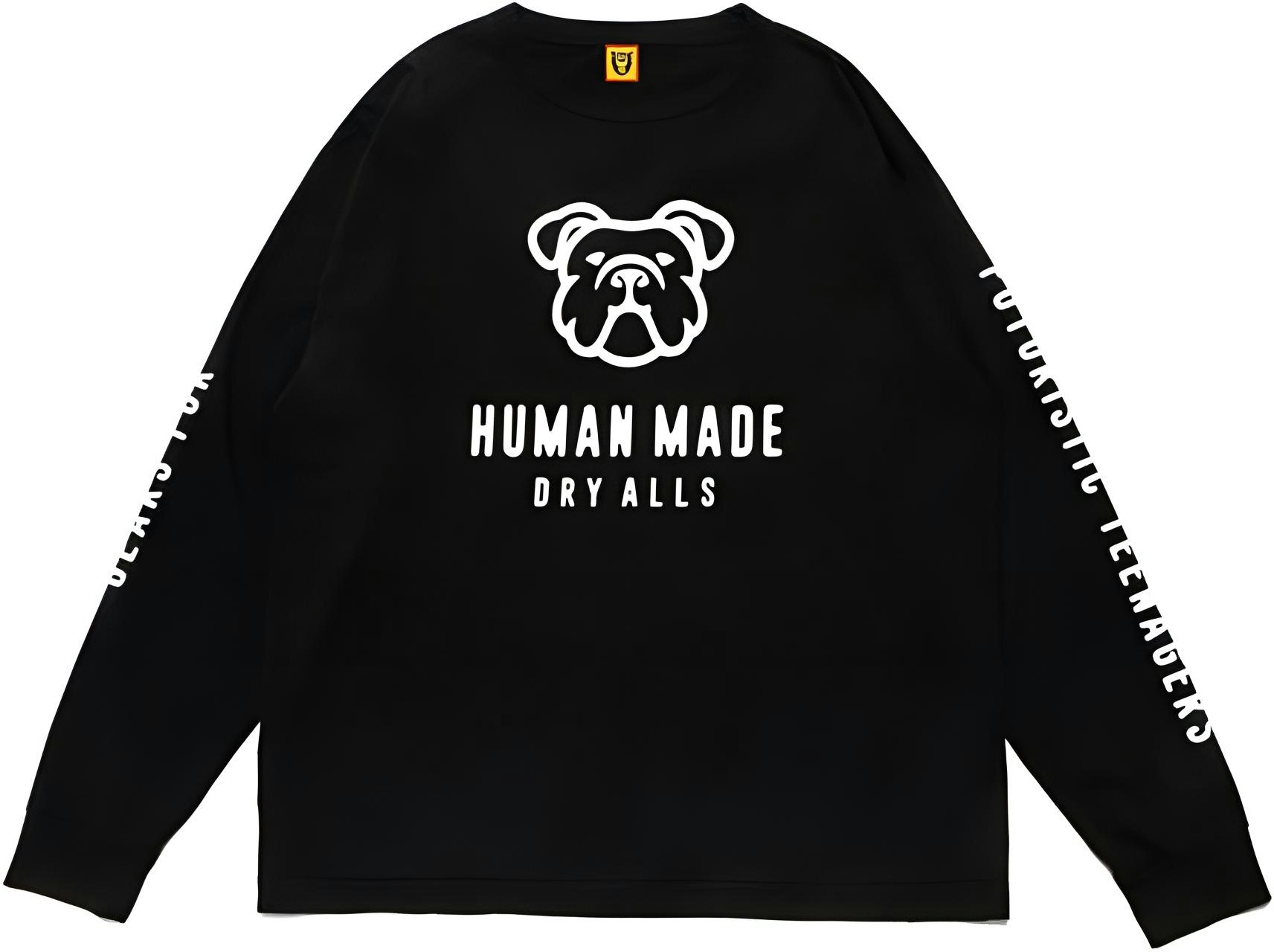 human-made-black-casual-long-sleeve-pullover-t-shirt-hm-22-cs-010