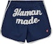 Order ヒューマンメイド メンズ ブルーロゴプリント リラックスフィット キャンプショーツ HM25PT018