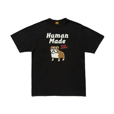 HUMAN MADE Bulldog Graphic Unisex Crewneck Short Sleeve T-Shirt HM22TE001