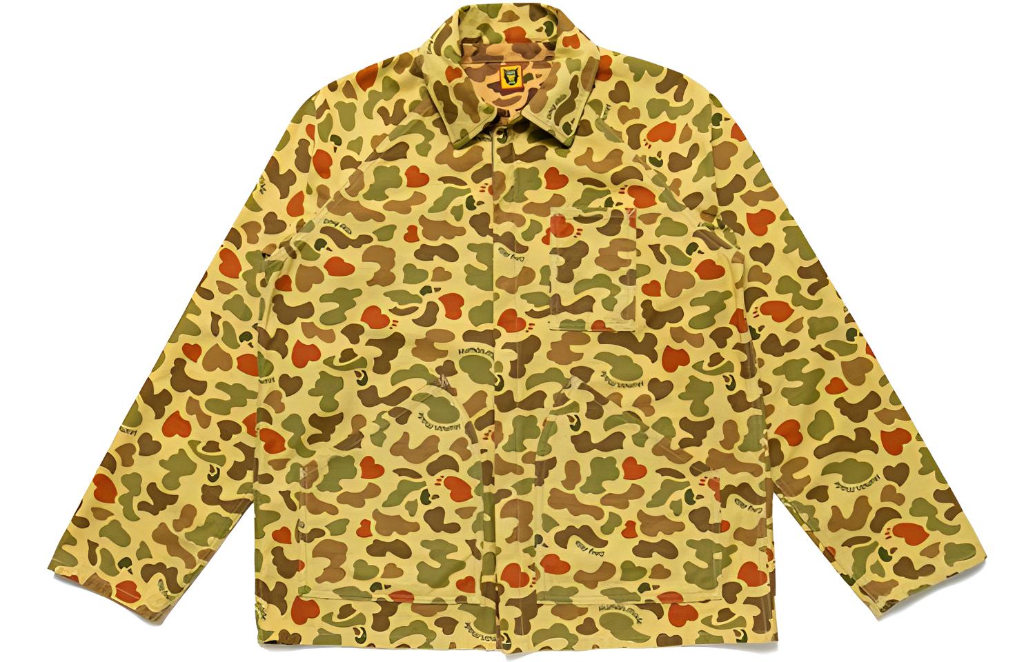 Human Made Camo Reversible Yellow Jacket HM21JK005