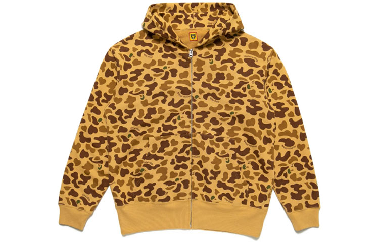 Human Made Camouflage Zip-Up Hoodie Jacket Unisex HM21CS012