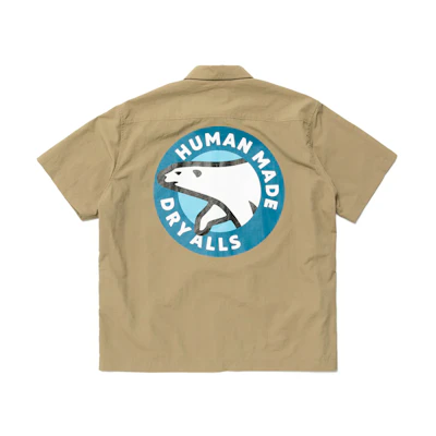 HUMAN MADE Camping Series Polar Bear Print Short Sleeve Shirt Unisex. HM25SH012