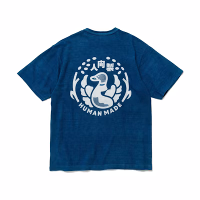 HUMAN MADE Capsule Cartoon Duck Print Relaxed Unisex T-Shirt Blue HM23CS036