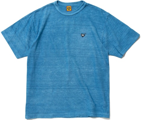 HUMAN MADE Capsule Slogan Print Blue Crewneck T-Shirt Short Sleeve HM23CS034 Lookbook HUMAN MADE Capsule Slogan Print Blue Crewneck T-Shirt Short Sleeve HM23CS034