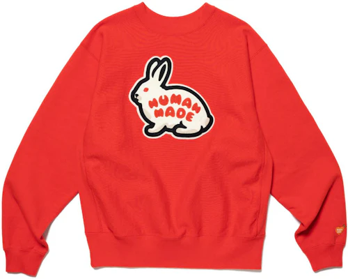 휴먼메이드 만화 토끼 그래픽 크루넥 스웻셔츠 유니섹스 HM25CS044 Buy 휴먼메이드 만화 토끼 그래픽 크루넥 스웻셔츠 유니섹스 HM25CS044