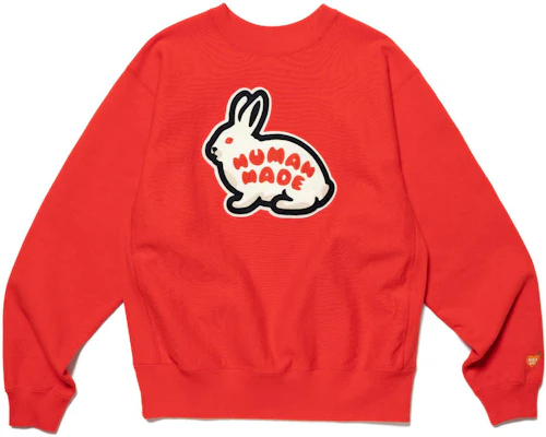 휴먼메이드 만화 토끼 그래픽 크루넥 스웻셔츠 유니섹스 HM25CS044 Shop 휴먼메이드 만화 토끼 그래픽 크루넥 스웻셔츠 유니섹스 HM25CS044
