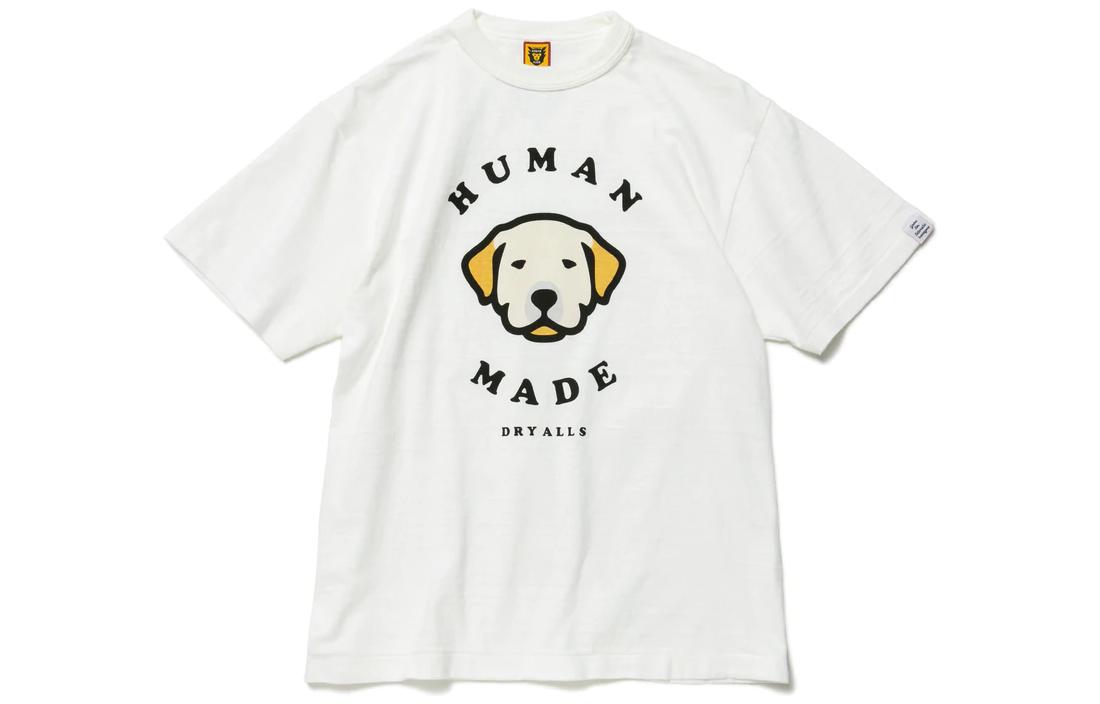 HUMAN MADE Cartoon Golden Retriever Graphic Unisex Crewneck T-Shirt. HM23TE012 圖 4