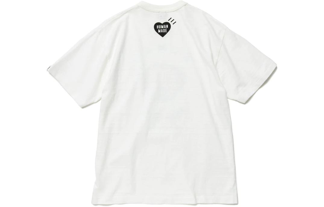 HUMAN MADE Cartoon Golden Retriever Graphic Unisex Crewneck T-Shirt. HM23TE012 圖 5